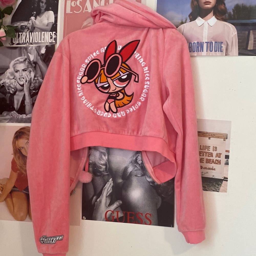 Dolls Kill Powerpuff girls collab blossom jacket cropped